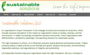 sustainable solutions